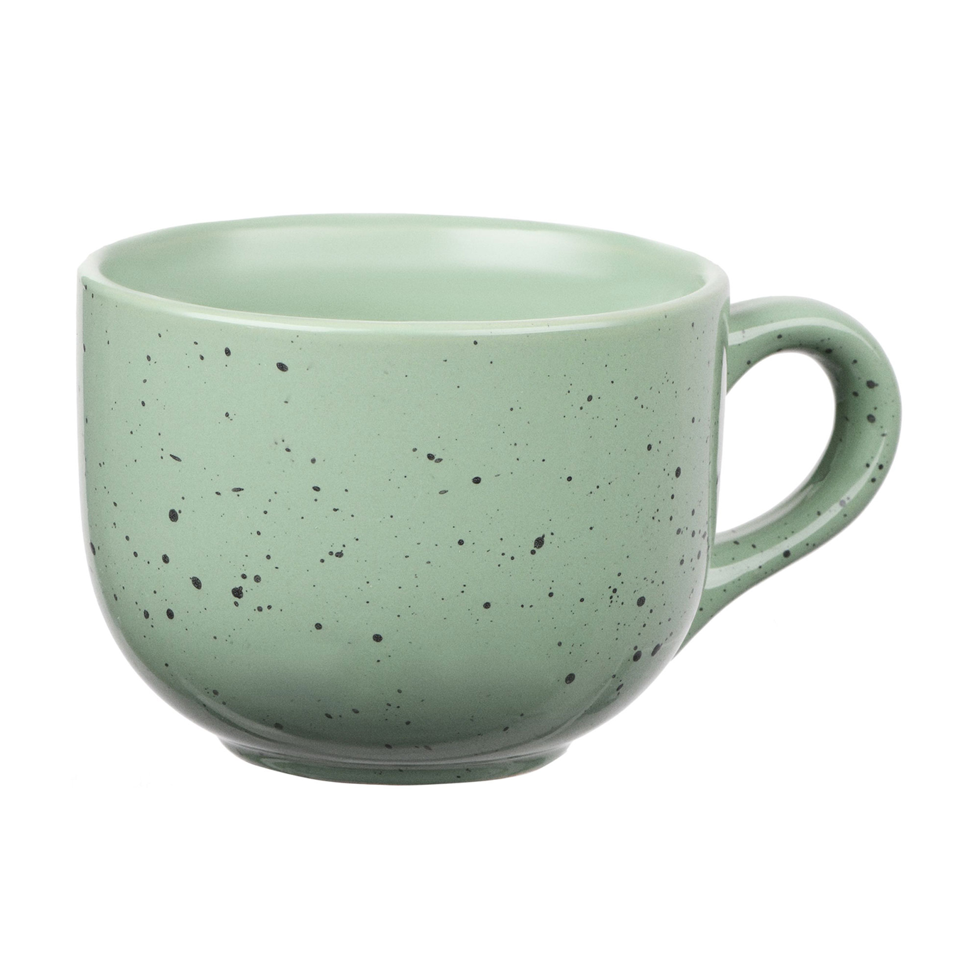 Чашка Ardesto Bagheria керамічна, Pastel Green, 480 мл